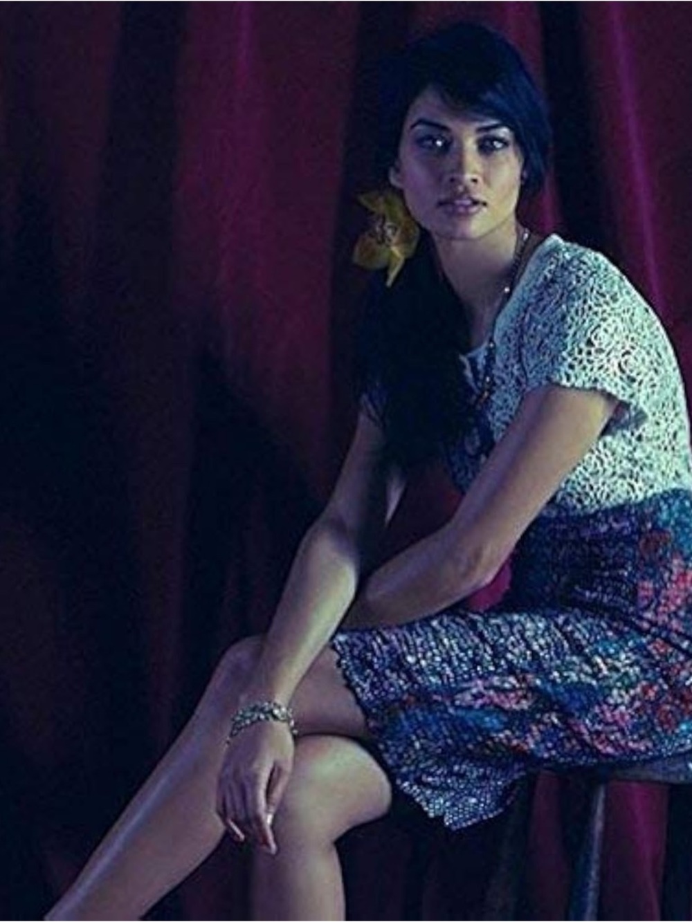 Anthropologie Lace Study Dress Byron Lars Sz 4 Multicolor - Picture 3 of 15